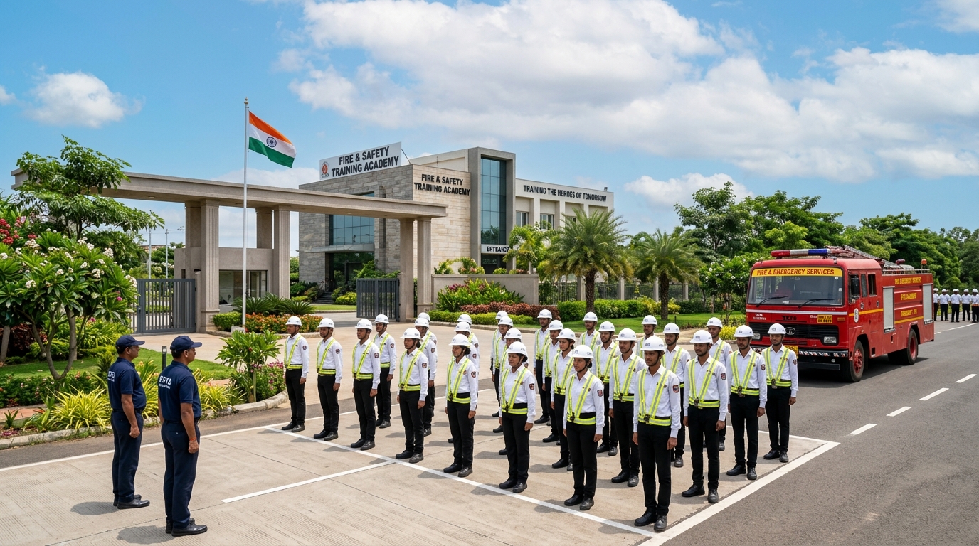 Shri Krishna Fire & Safety Academy Campus Building and Cadets