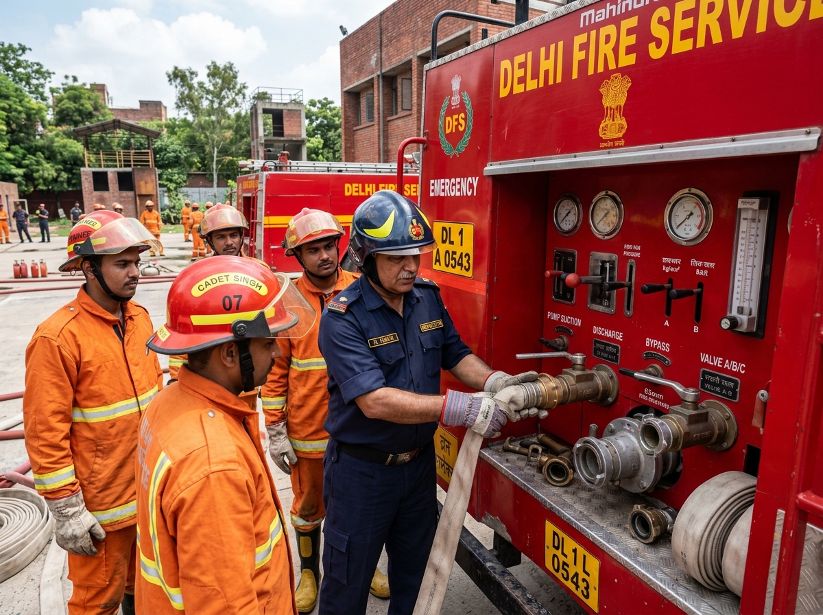 Fire Tender Centrifugal Pump & Valve Mechanics Drill